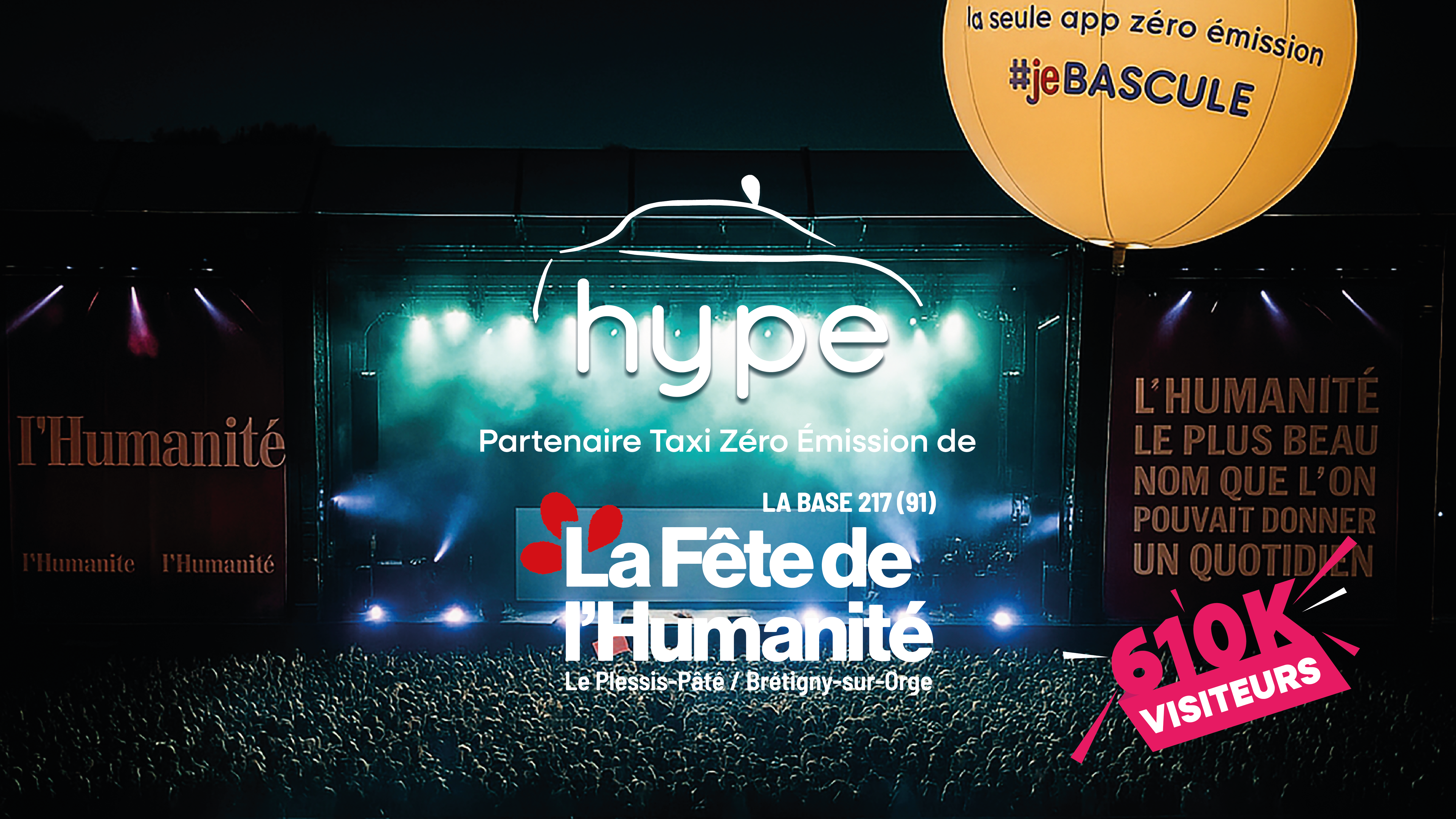  <span style="font-family: 'Poppins', sans-serif;font-size: 13px"> Publié le 17 Septembre 2025 </span><br><br>Partenaire Taxi Zéro Émission de la La Fête de l'Humanité pour la 4ème année consécutive